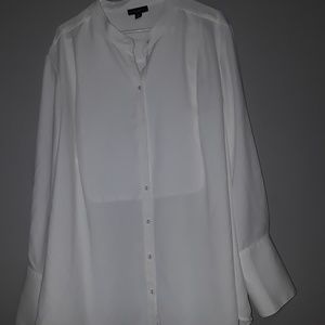 Victoria beckham white blouse